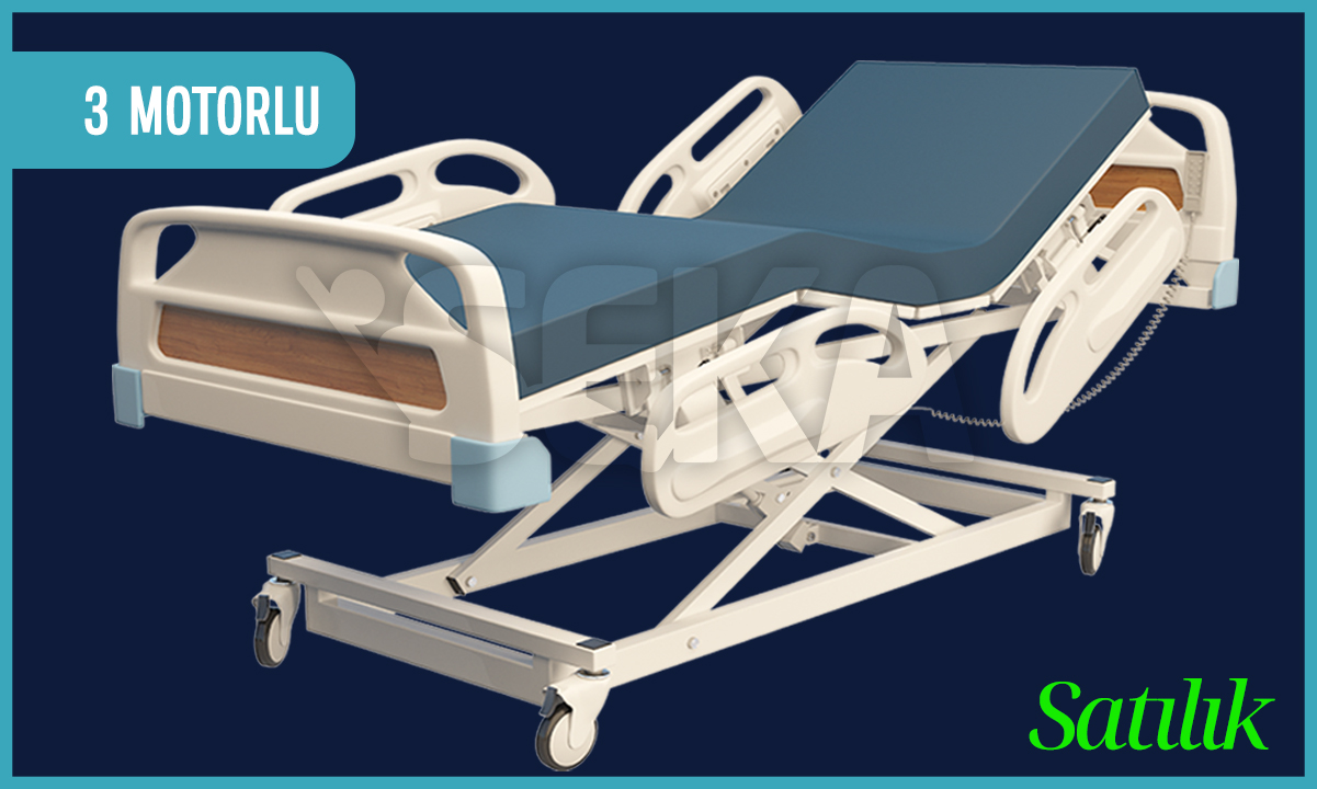 3 Motorlu Hasta Karyolası (Asansörlü)